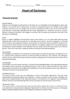 Heart Of Darkness Analysis