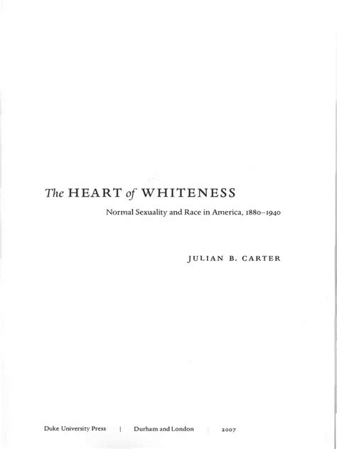 Heart Of Whiteness
