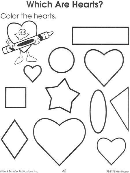 Heart Shape Worksheets Teaching Resources Teachers Pay Teachers Heart Shape Worksheet - Heart Shape Worksheet