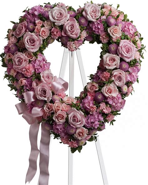 Heart Shaped Funeral Flowers Free Sympathy Delivery Heart Shaped Funeral Flowers - Heart Shaped Funeral Flowers
