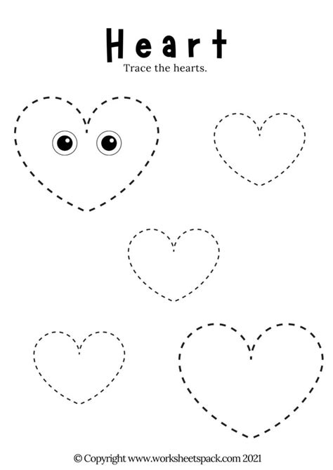 Heart Shaped Worksheets Teaching Resources Teachers Pay Teachers Heart Shape Worksheet - Heart Shape Worksheet