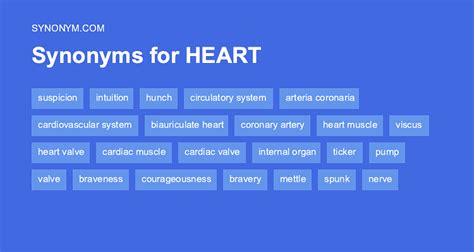 Heart Synonym