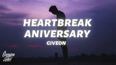 heartbreak anniversary lyrics