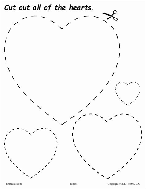 Hearts Cutting Worksheet Hearts Tracing Amp Coloring Page The Heart Worksheet 5th Grade - The Heart Worksheet 5th Grade