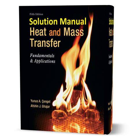 heat and mass transfer solution manual