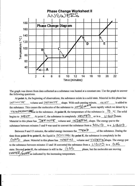 Heat And Phase Changes Worksheet Page 26 Or Phase Change Worksheet Middle School - Phase Change Worksheet Middle School