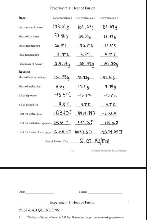 Full Download Heat Of Fusion Answers 