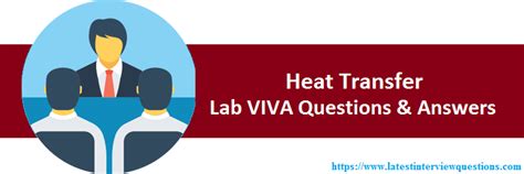 Read Heat Transfer Viva Questions And Answers 