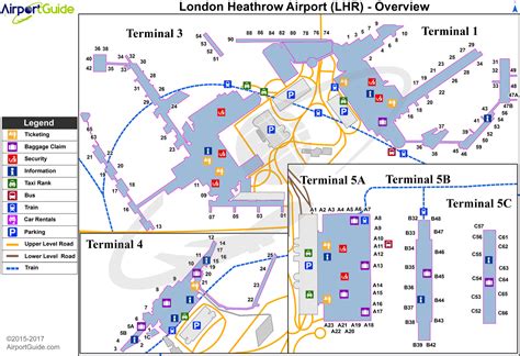 Heathrow Gate Map