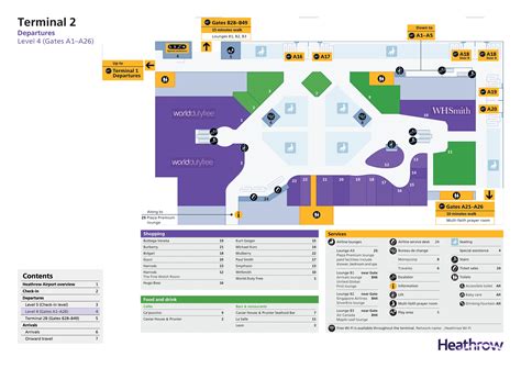 Heathrow Terminal 2 Map