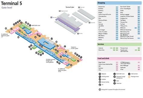 Heathrow Terminal 5 Map