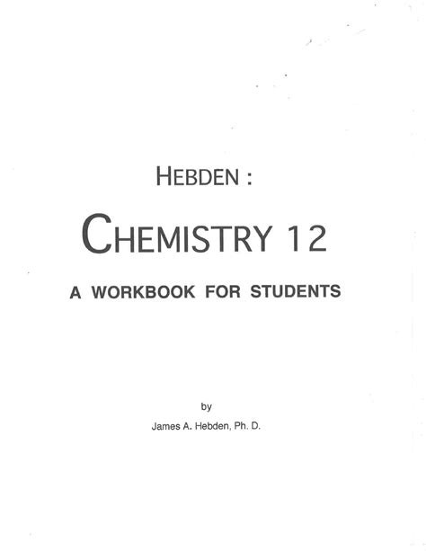 Read Hebden Chemistry 12 Textbook Pdf 