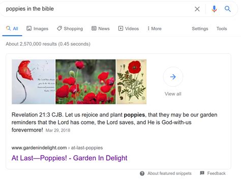 hebrew - Does "flower of the field" mean "poppy"?