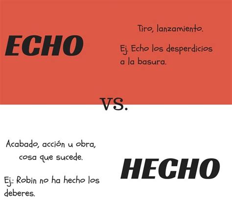 Hechas O Echas
