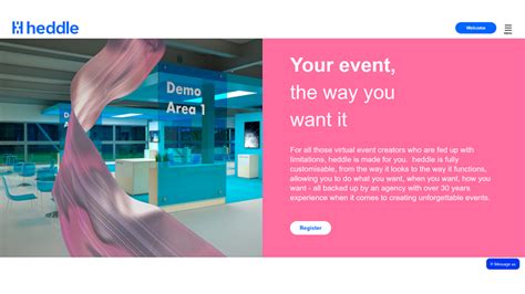 heddle – the virtual events platform designed by The Creative ...