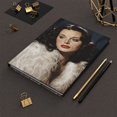 Hedy Lamarr Notebook 150 Lined Pages Softcover 5