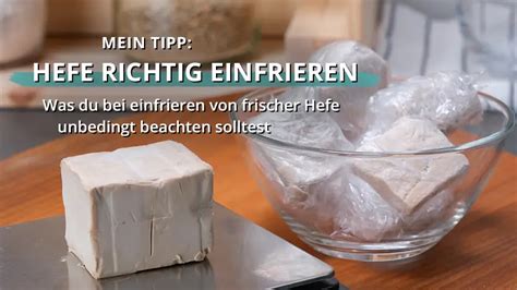 hefe einfrieren