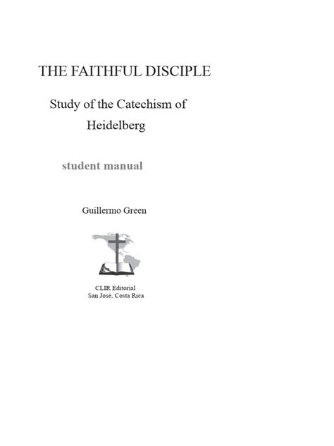 Heidelberg Catechism Study Guide