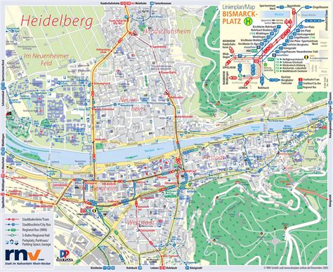 Heidelberg City Map