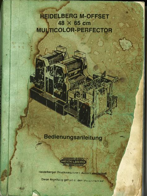 Read Online Heidelberg Offset Printing Machine Manual 