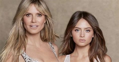 Heidi Klum Photo Shoot With Daughter