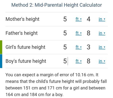 Height Calculator Amp Child Height Predictor Predicted Height Calculator - Predicted Height Calculator