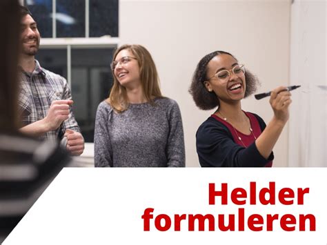 helder formuleren
