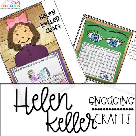 Helen Keller Flipbook For K 2nd Grade Teacher Helen Keller Activities For Second Grade - Helen Keller Activities For Second Grade