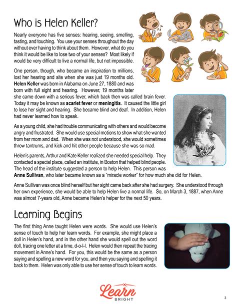Helen Keller Free Pdf Download Learn Bright Helen Keller Activities For Second Grade - Helen Keller Activities For Second Grade