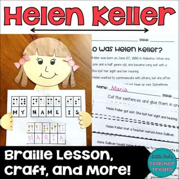 Helen Keller Lesson Activities Little Owl X27 S Helen Keller Activities For Second Grade - Helen Keller Activities For Second Grade