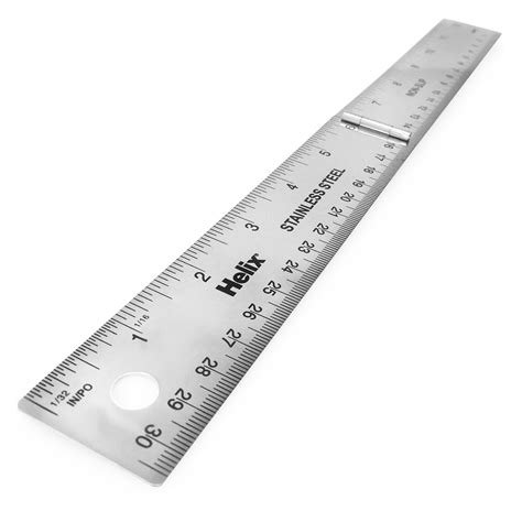 Helix Dead Length 30cm 12 Steel Rule T4301