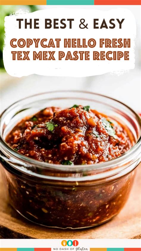 hello fresh tex mex paste