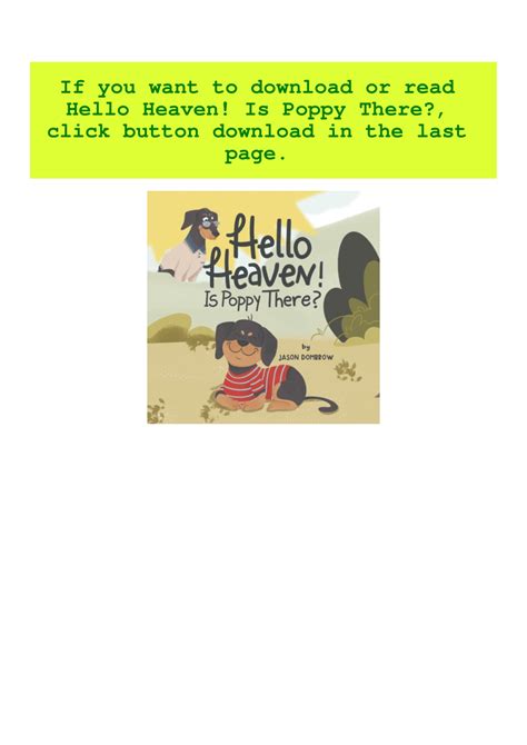 Hello From Heaven Book