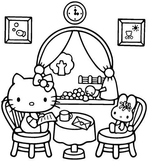 Hello Kitty Para Pintar