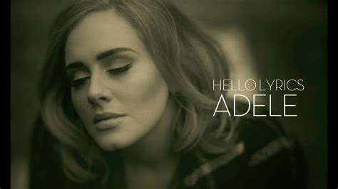Hello Song Lyrics By Adele