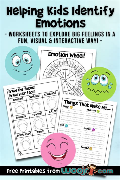 Helping Kids Identify Emotions Worksheets Woo Jr Kids Identify Emotions Worksheet - Identify Emotions Worksheet