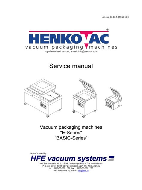 Henkovac 2000 Manual