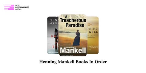 henning mankell books in order