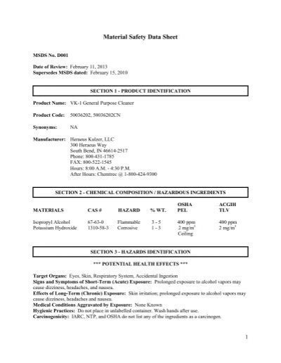 henry schein msds