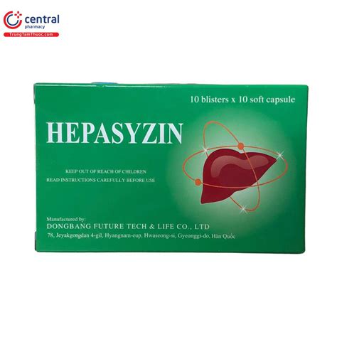 hepasyzin | Thuc Hepasyzin DongBang iu tr vim gan