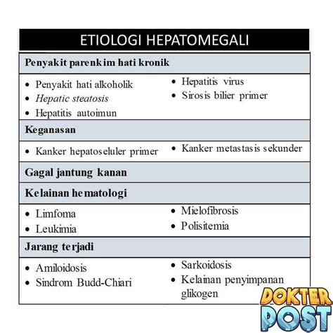 hepatomegali adalah