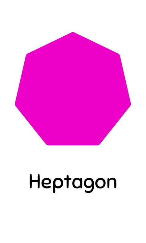 Heptagon Picture Images Of Shapes Kids Math Games A Picture Of A Heptagon - A Picture Of A Heptagon
