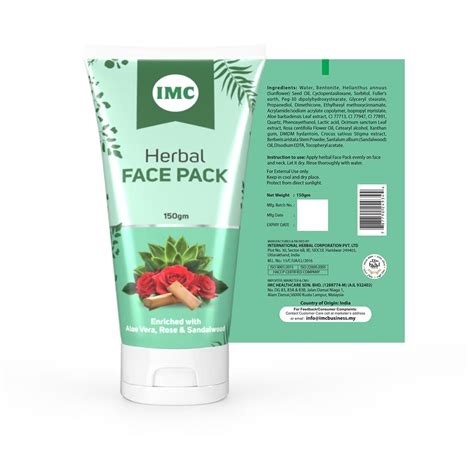 Herbal Formulations Face Pack