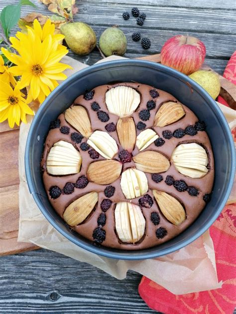 herbstlicher schokokuchen