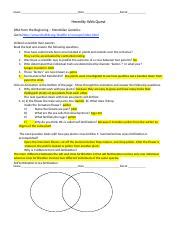 heredity webquest answers key