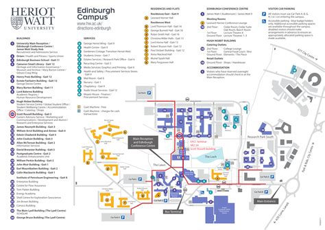 Heriot Watt Campus Map