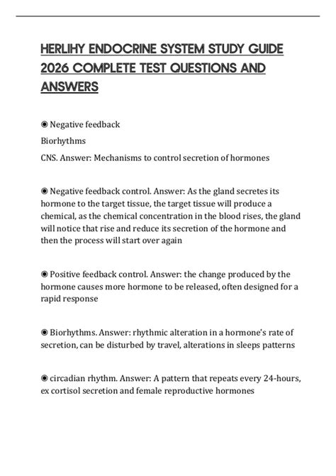 Herlihy Study Guide