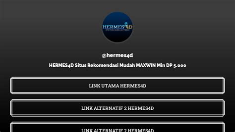 HERMES4D LINK Daftar Dan Login Situs Terpercaya Mudah Maxwinya