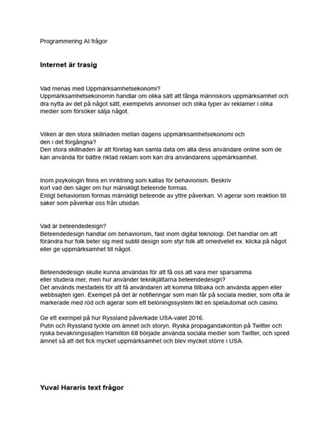 hermods programmering frågor