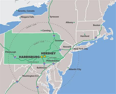 hershey pennsylvania map